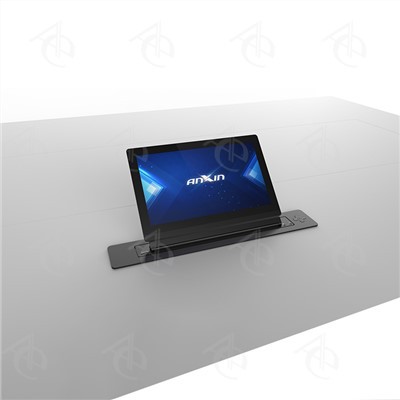 شاشة إمالة قابلة للسحب ومزودة بمحركات وقابلة للتعديل مقاس 15 بوصة مزودة بشاشة عرض إلكترونية