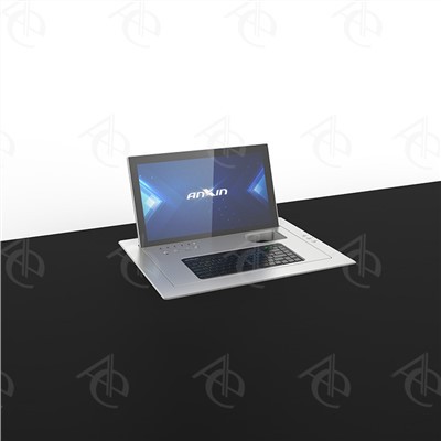 شاشة قابلة للطي للخلف مقاس 17 بوصة مزودة بمحرك